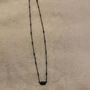 Kendra Scott all black necklace